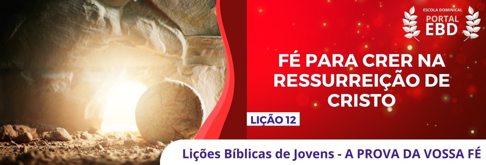Lição 12 - Fé para crer na  ressurreição de Cristo II